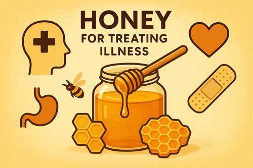 درمان بیماری ها با عسل